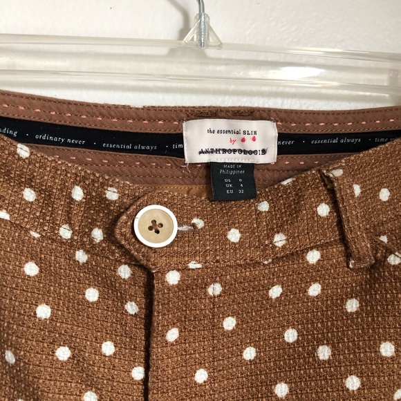 Anthropologie Essential Polka Dot Trouser - Picture 6 of 8